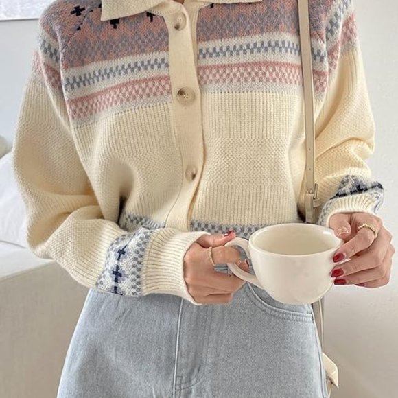 Dazy Sweaters - DAZY Raglan Sleeve Cardigan Button Front Sweater Coat Women's Large